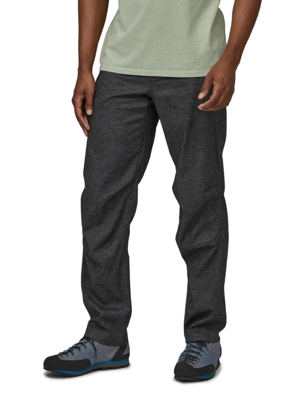 Patagonia Hampi Rock Pants Ink Black Hemp Blend Outdoor Lightweight 2025 NWT-38